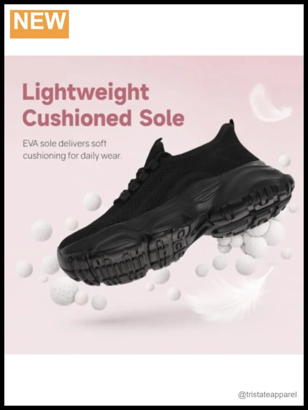 Chunky Platform Sneakers Athletic Walking Shoes Non Slip Breathable Lightweight
